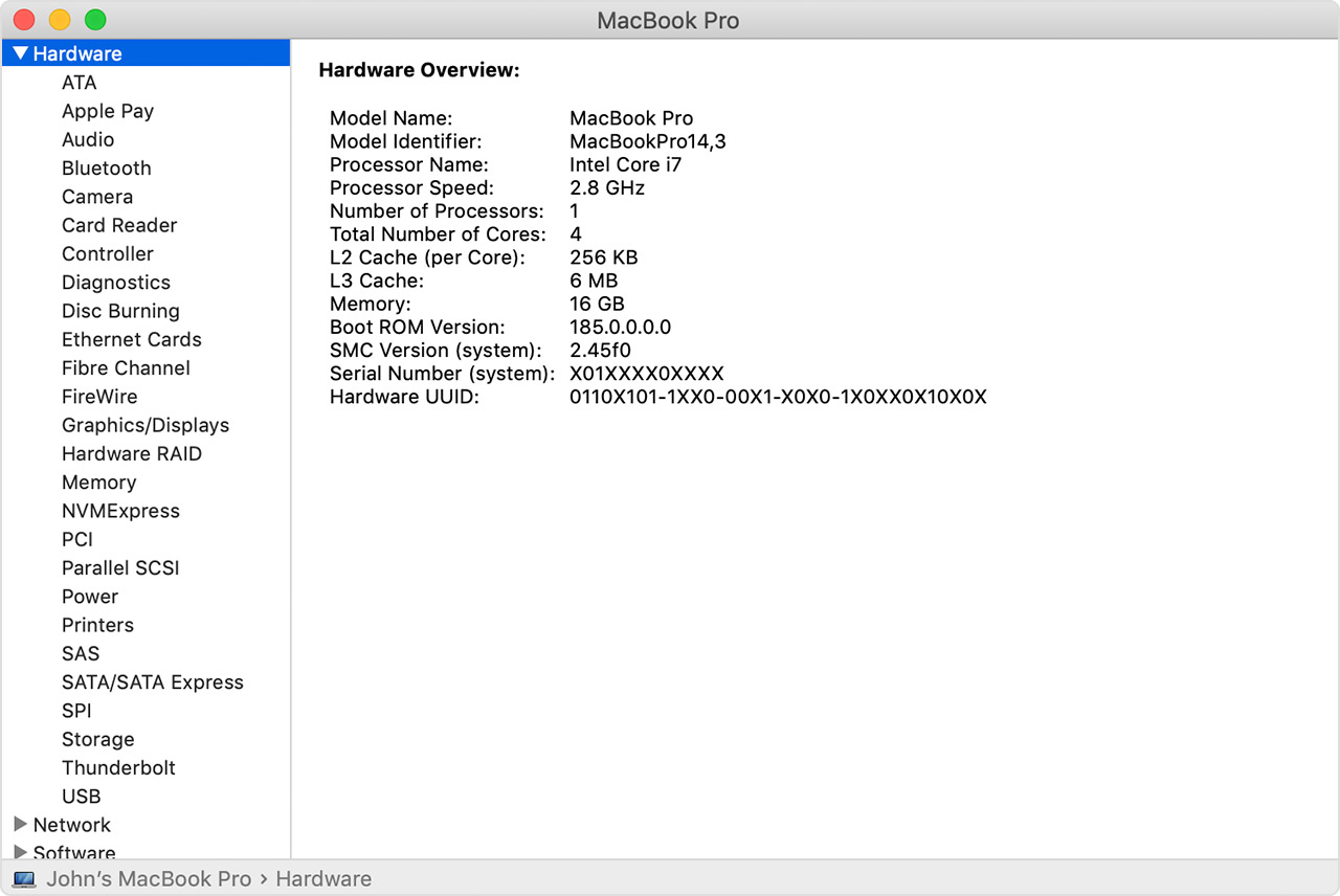 Mac Information By Serial Number